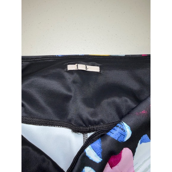 Brooks Women Method 3/4 Abstract Floral Print Leggings Athleisure Size Large - Picture 5 of 12